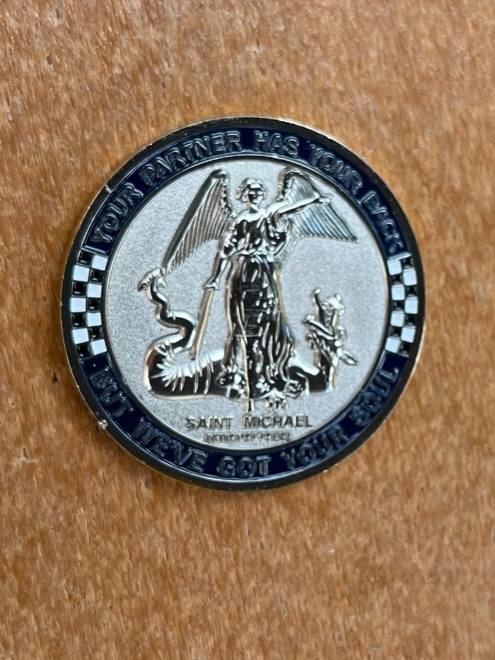 Chicago Police Department Chaplain St.Michael Challenge Coin